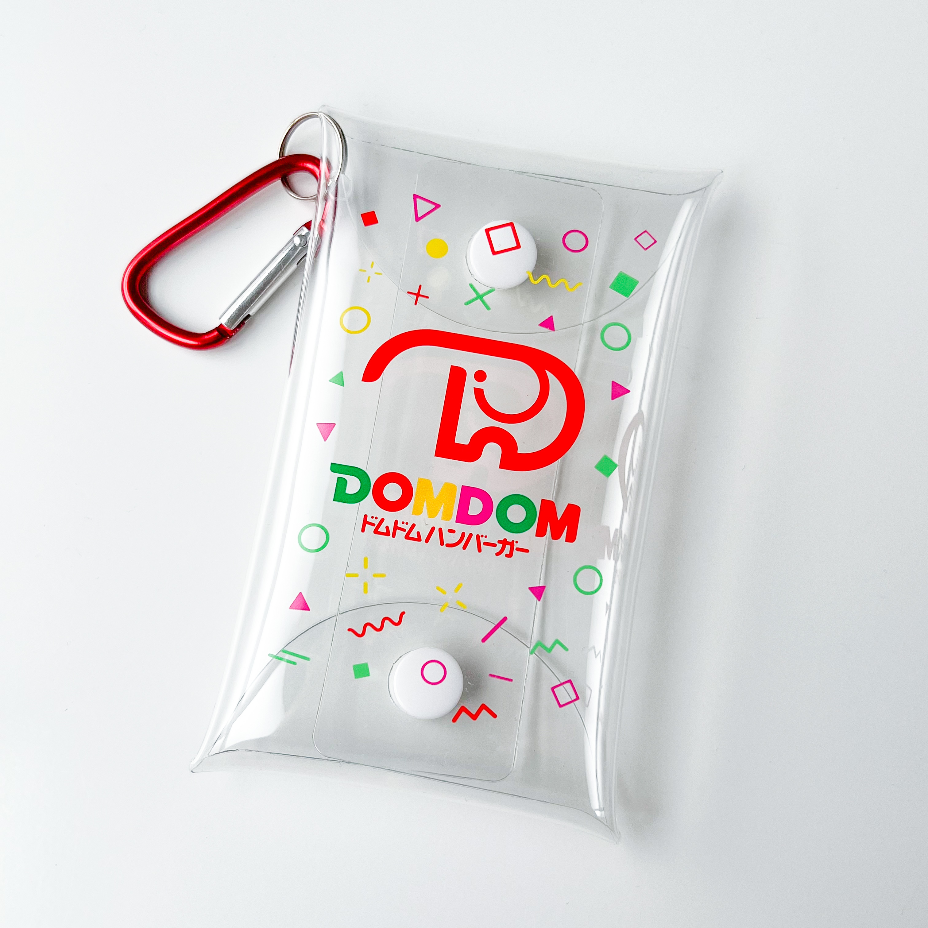 Seria(セリア)のおすすめ収納グッズ「どむぞうくん カラビナ付きクリアケース」