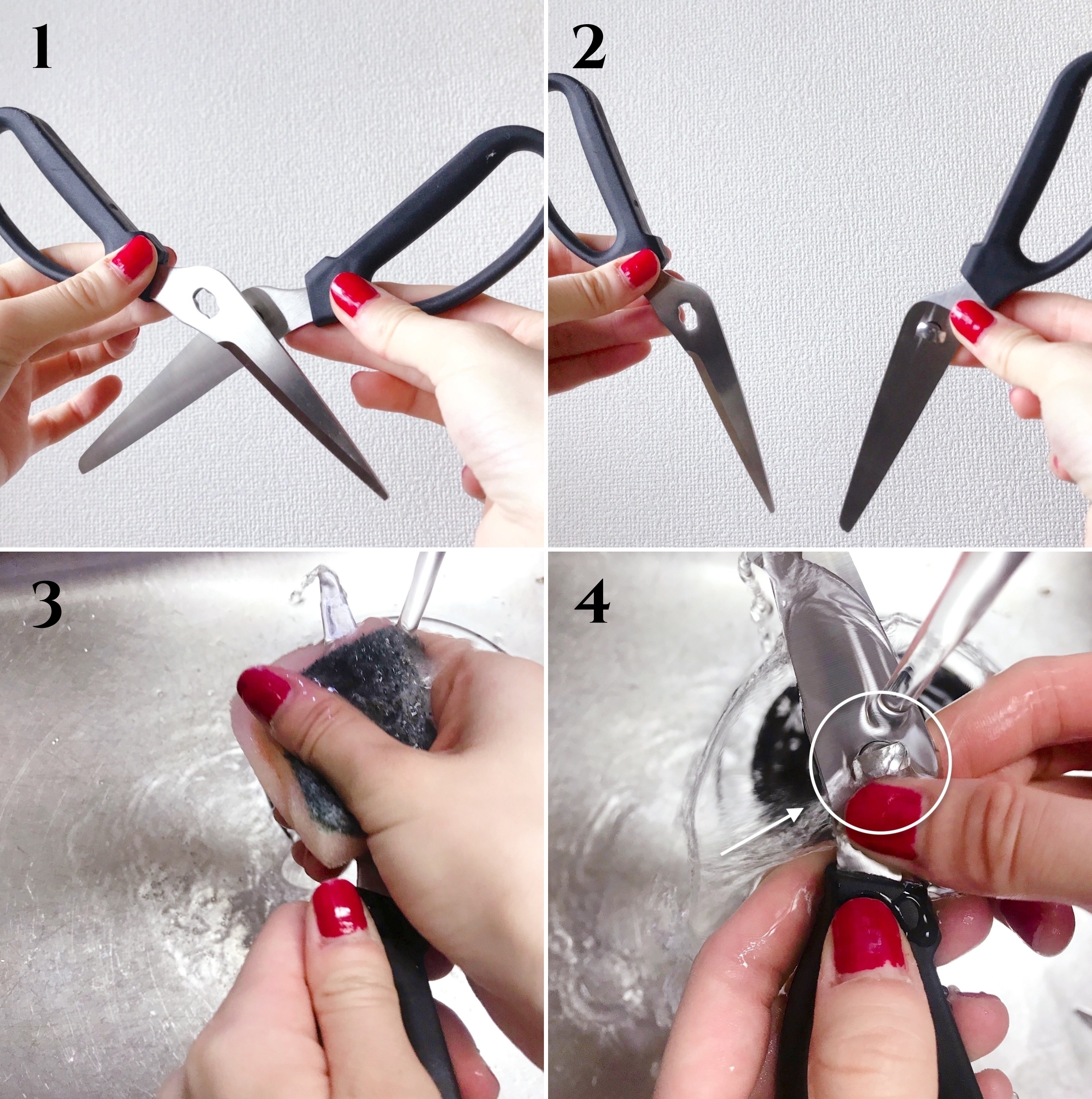 無印良品のおすすめグッズ「分解して洗えるキッチンばさみ」