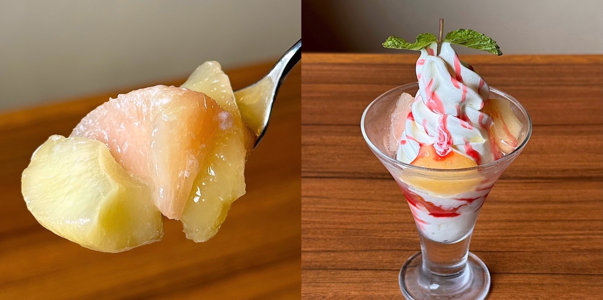 びっくりドンキーのおすすめスイーツ「なめらか杏仁のリトルピーチ」