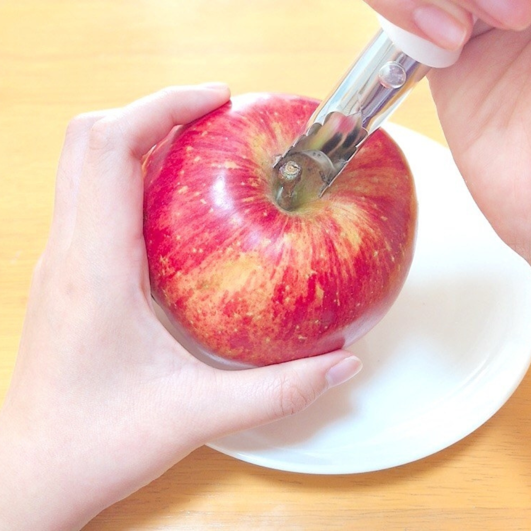 ダイソーのおすすめグッズ「りんごの芯抜き」