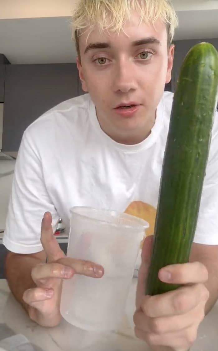 Cucumber funny video on sale