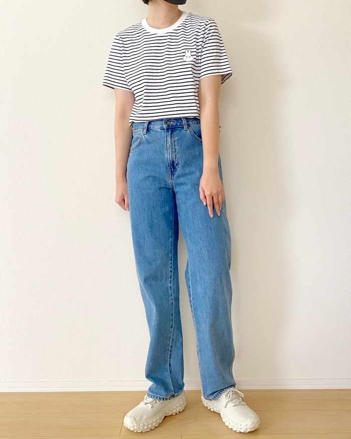 UNIQLO（ユニクロ）のおすすめファッションアイテム「ミッフィー UT」のコーディネート