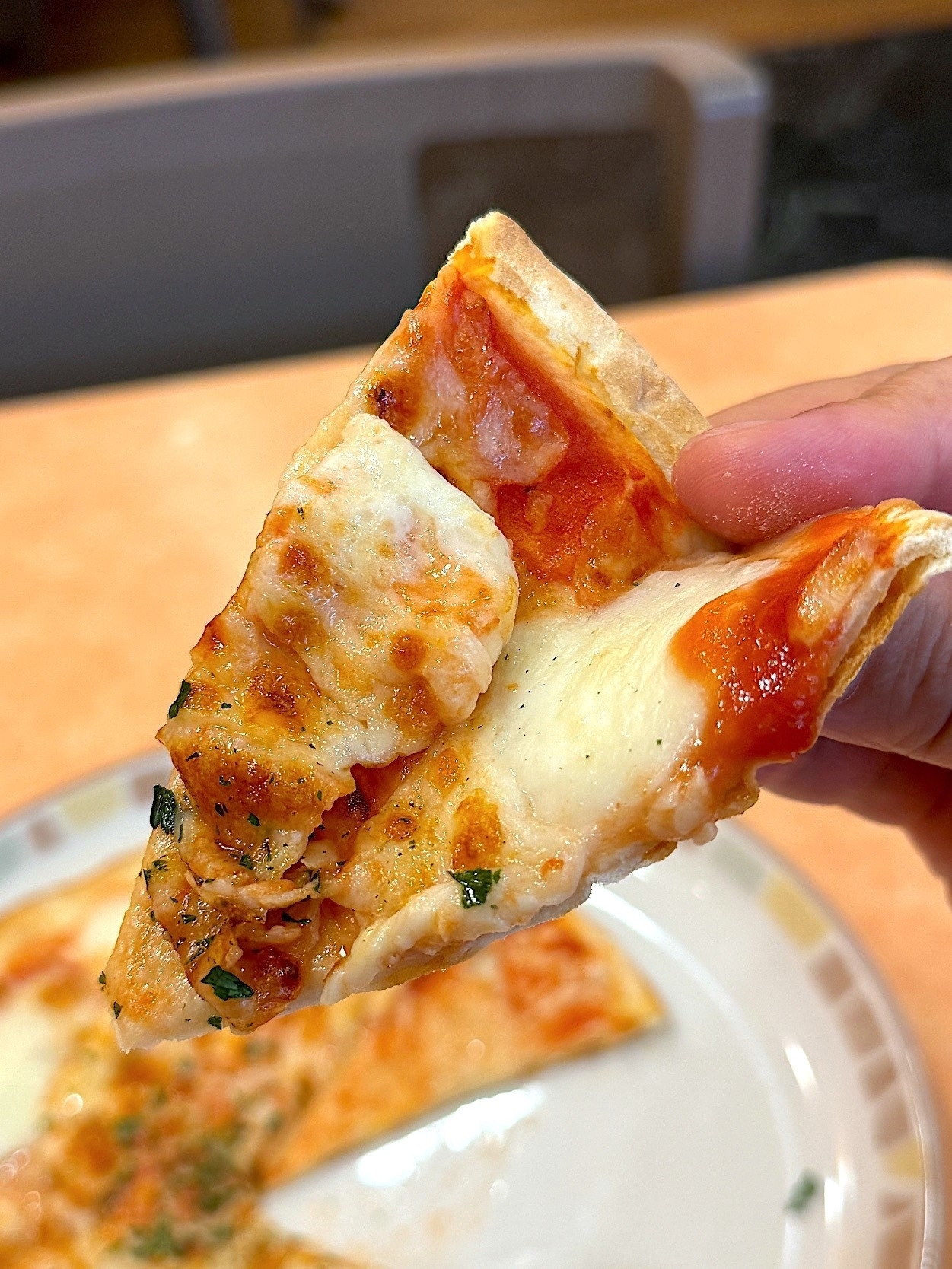 サイゼリヤのおすすめフード「バッファローモッツァレラのマルゲリータピザ」