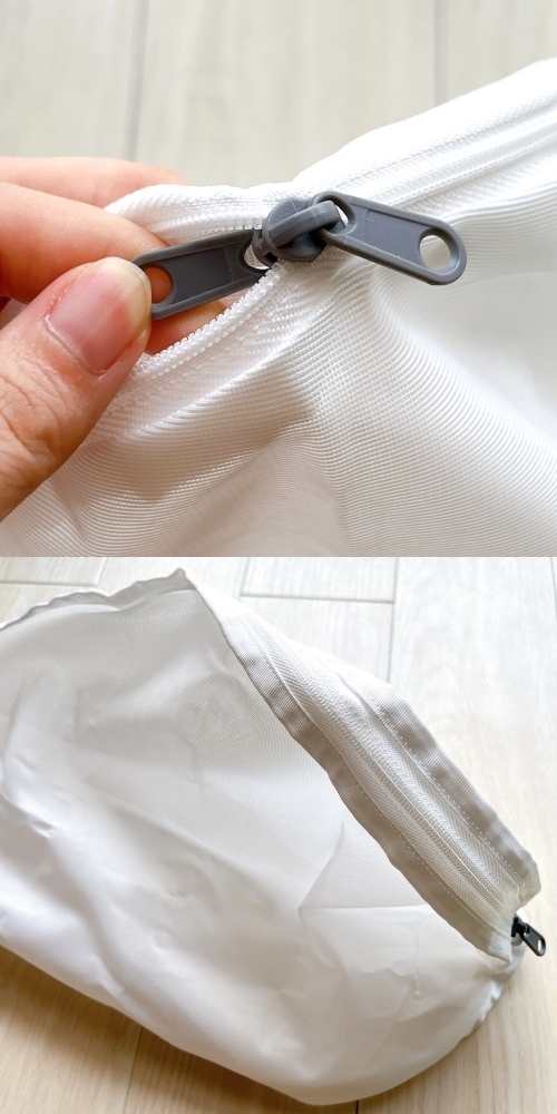 無印良品のオススメのグッズ「ポリエステル両面使える洗濯ネット」