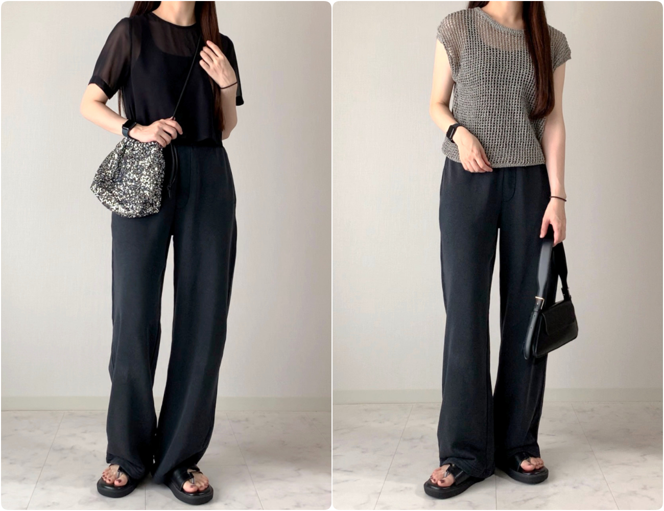 GUのおすすめアイテム「ウォッシュドスウェットワイドパンツ(セットアップ可能)」