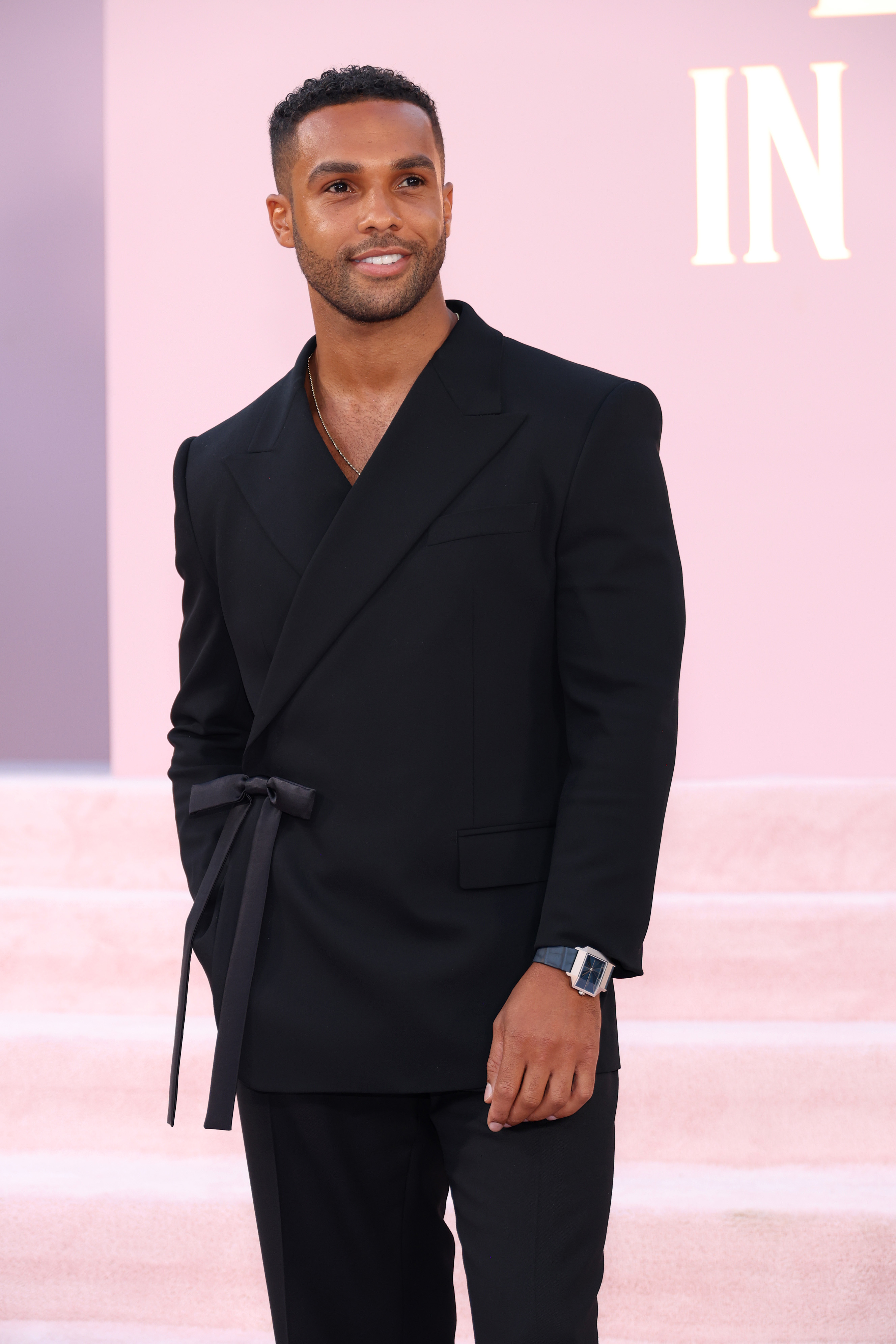 Lucien Laviscount attends premiere of Netflix's "Emily In Paris"