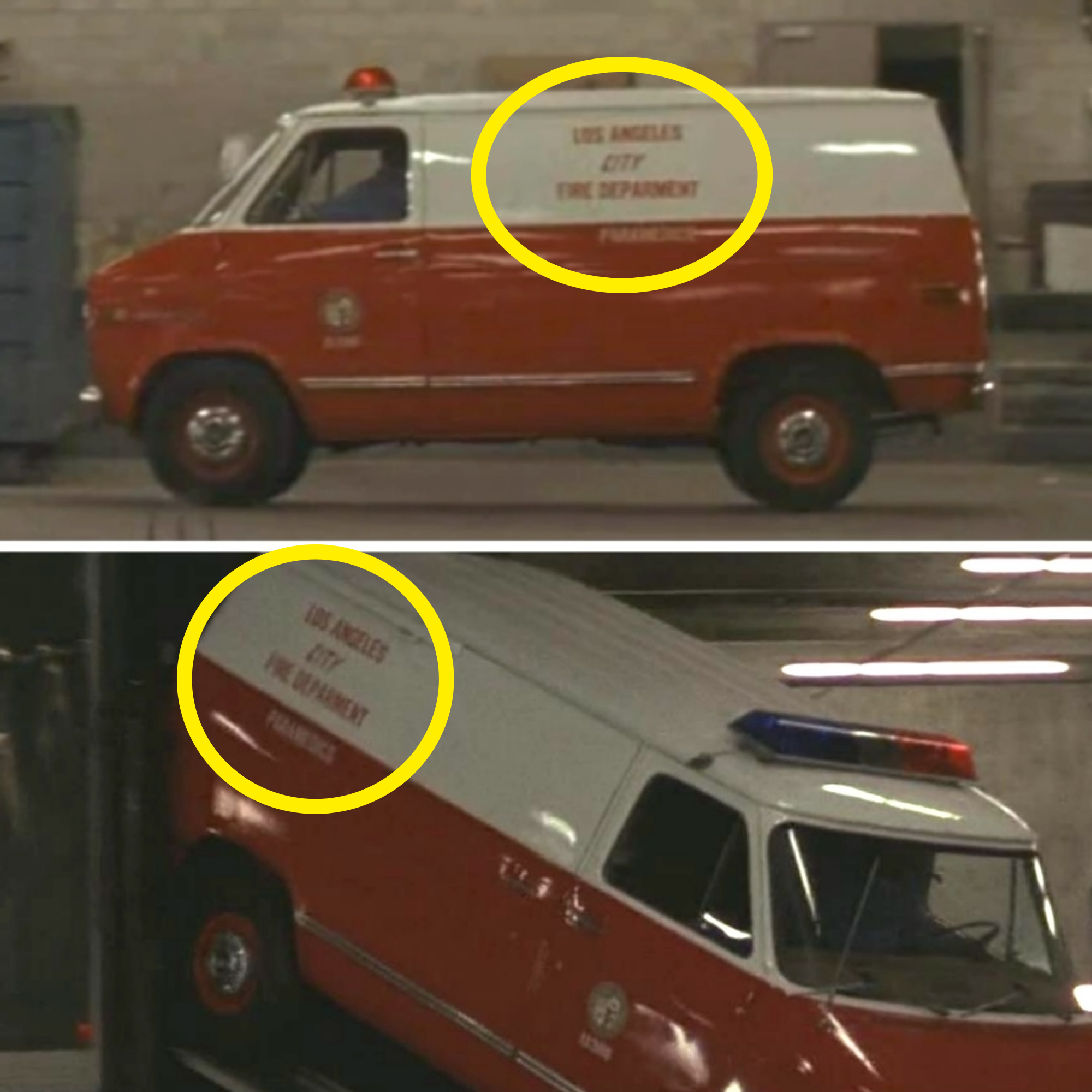 Los Angeles City Fire Department paramedic van