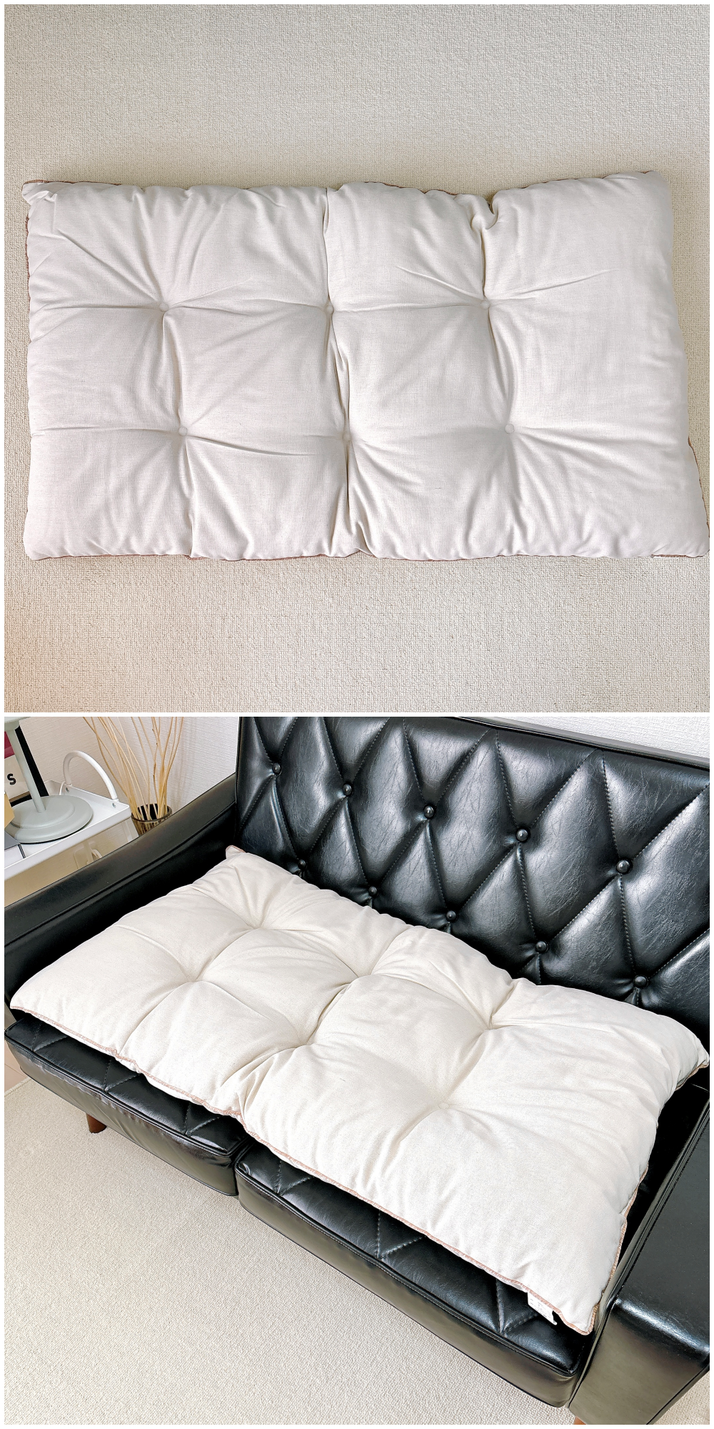 3COINS（スリーコインズ）のおすすめの便利アイテム「WEB限定長座布団」