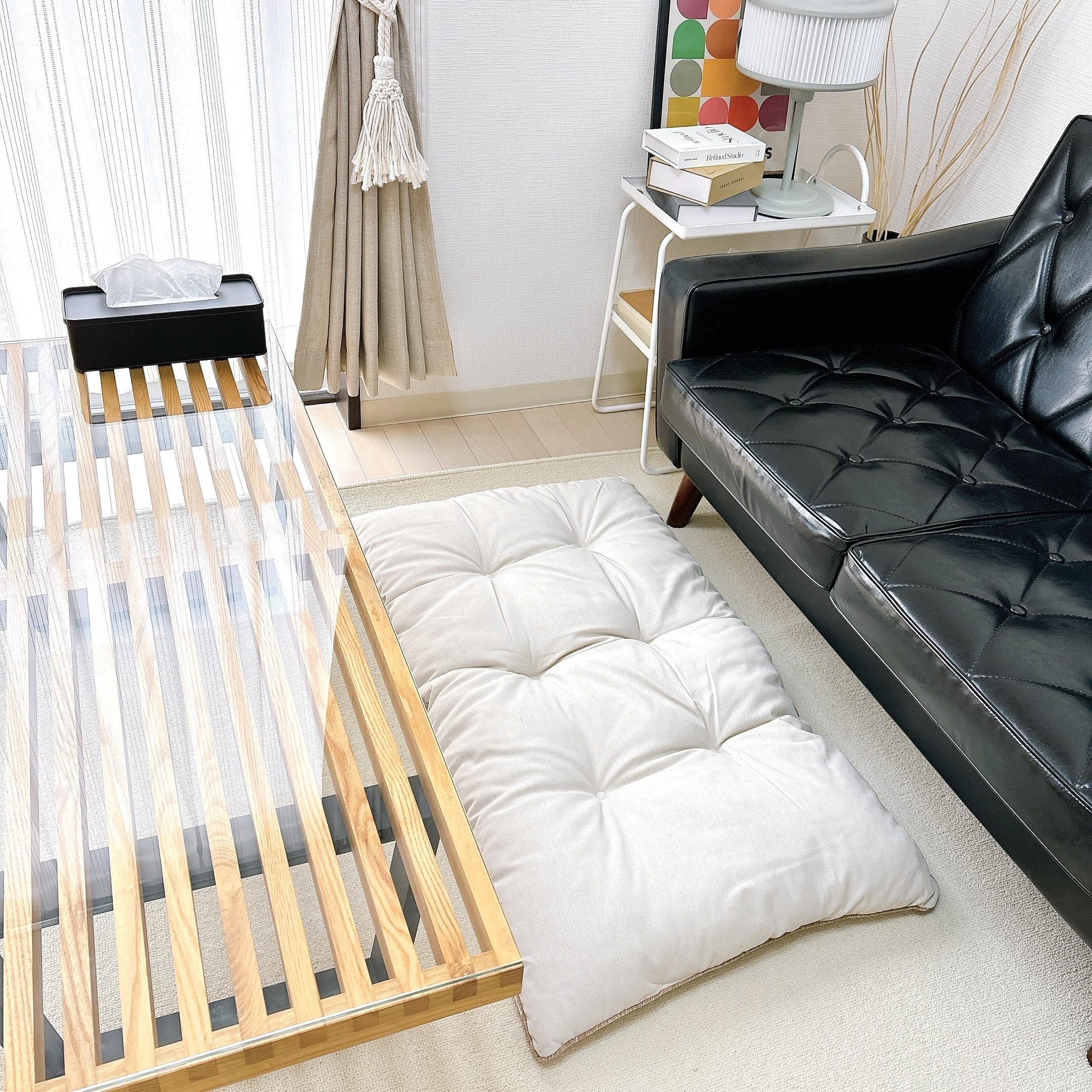 3COINS（スリーコインズ）のおすすめの便利アイテム「WEB限定長座布団」