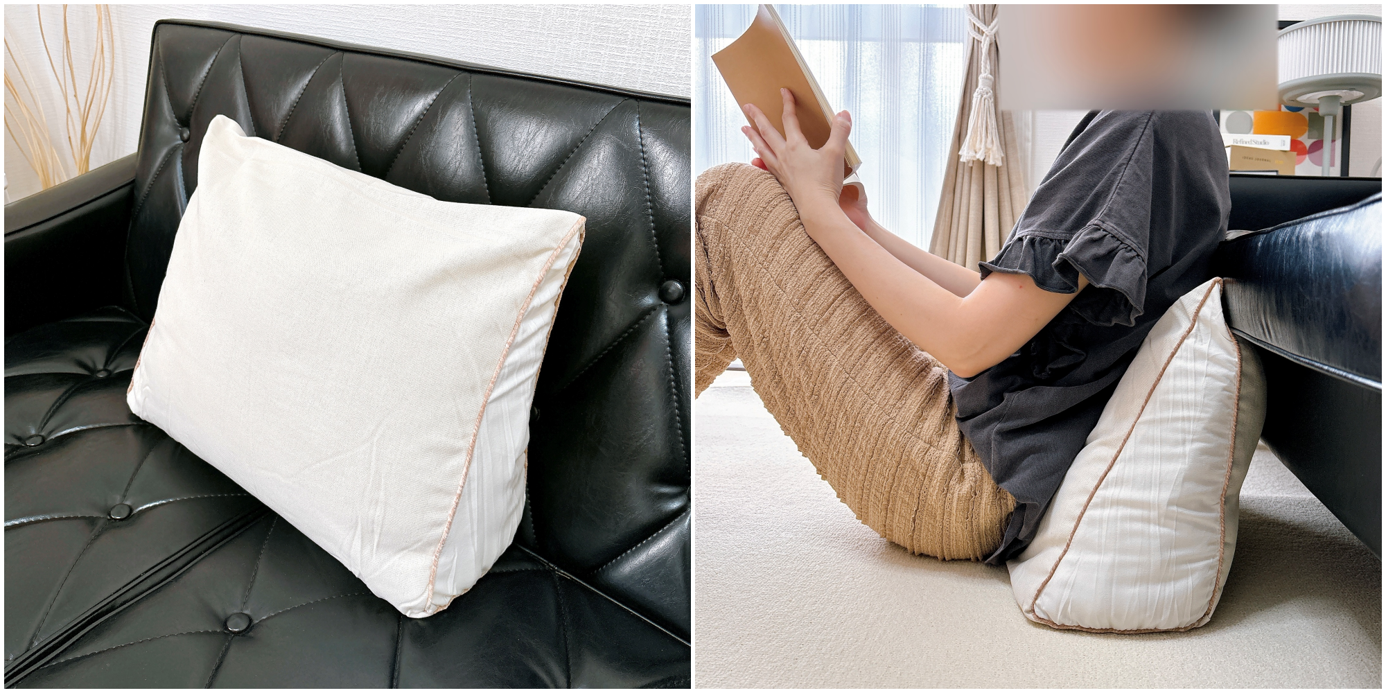 3COINS（スリーコインズ）のおすすめの便利グッズ「2way背もたれクッション」