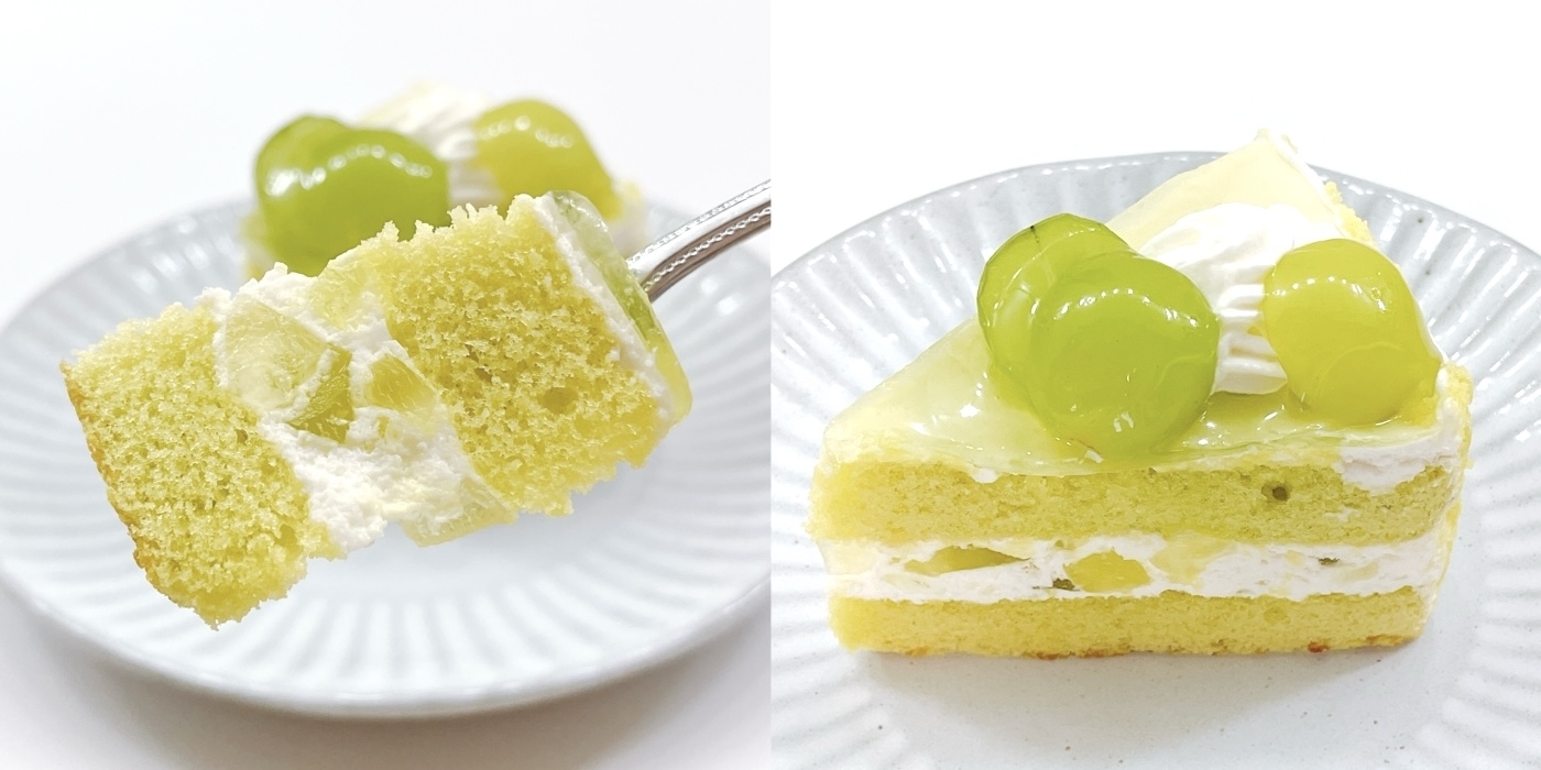 コージーコーナーのおすすめスイーツ「シャインマスカットショート」