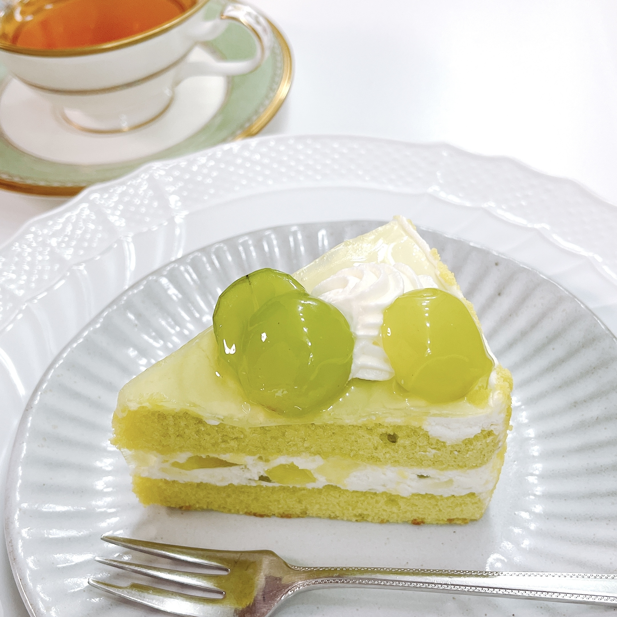 コージーコーナーのおすすめスイーツ「シャインマスカットショート」