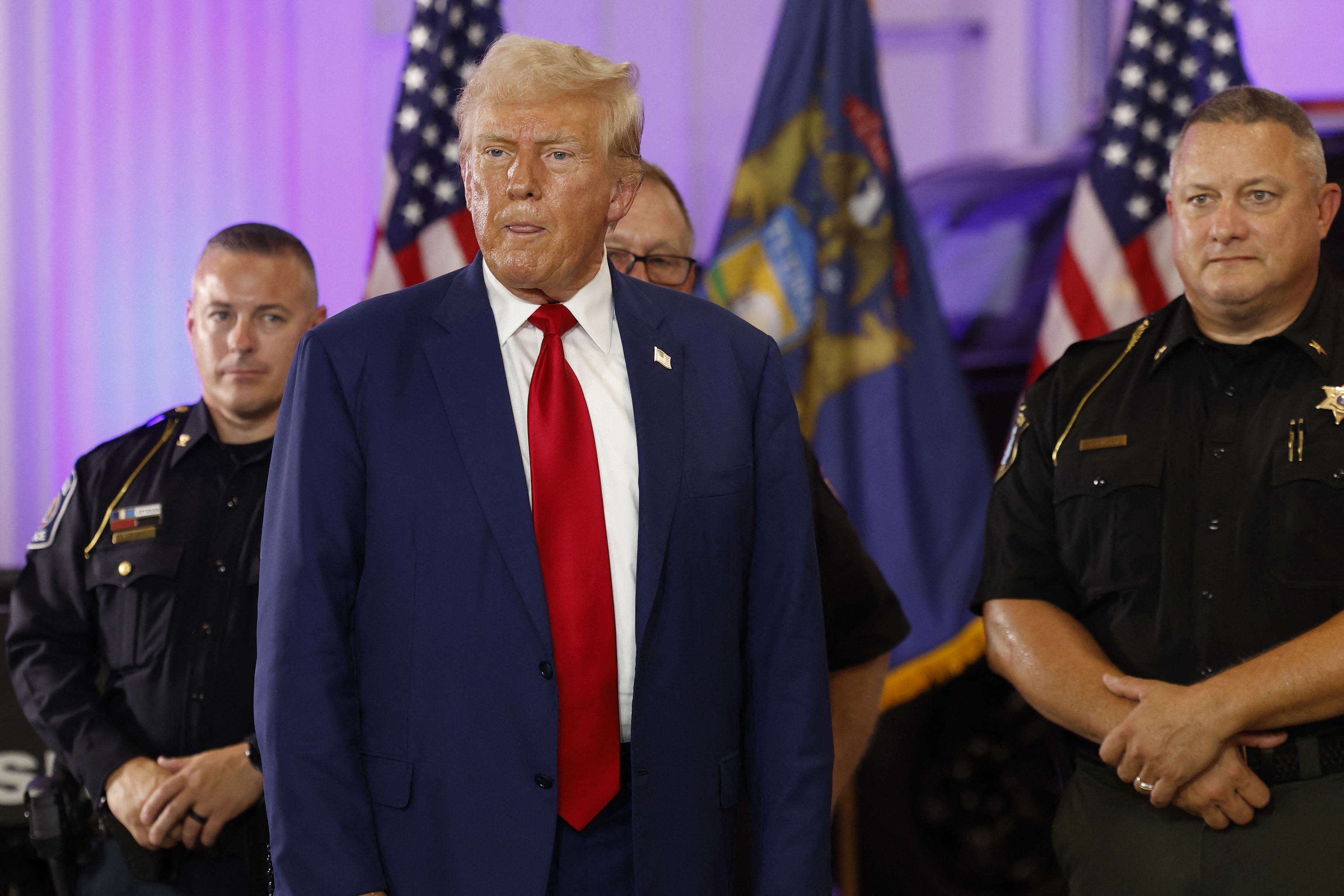 Closeup of Donald Trump