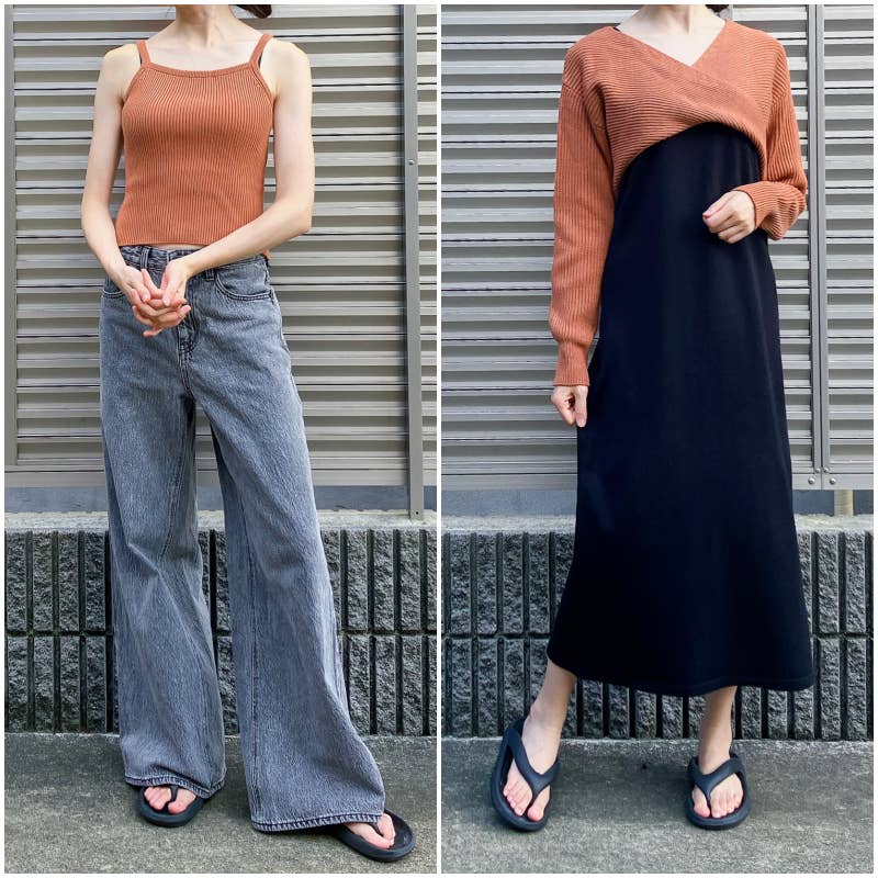 GU】「ウエスト詐欺れる」「秋服にもってこい」着回しバツグンの『着痩せトップス』2枚セットで2990円はお得すぎるよ！《着用レビュー》