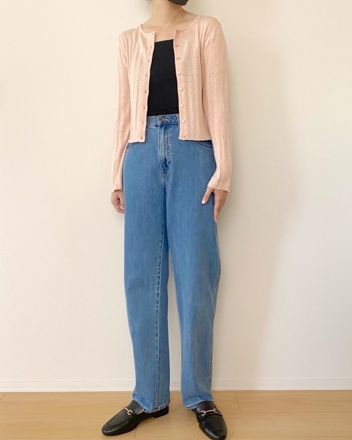 GUのおすすめ長袖トップス「ポインテールカーディガンNTQ+E」