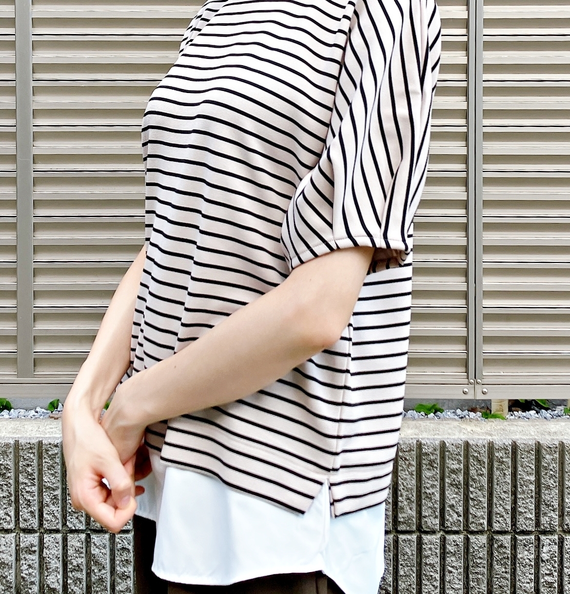 Honeys（ハニーズ）のおすすめトップス「裾レイヤード風トップス」