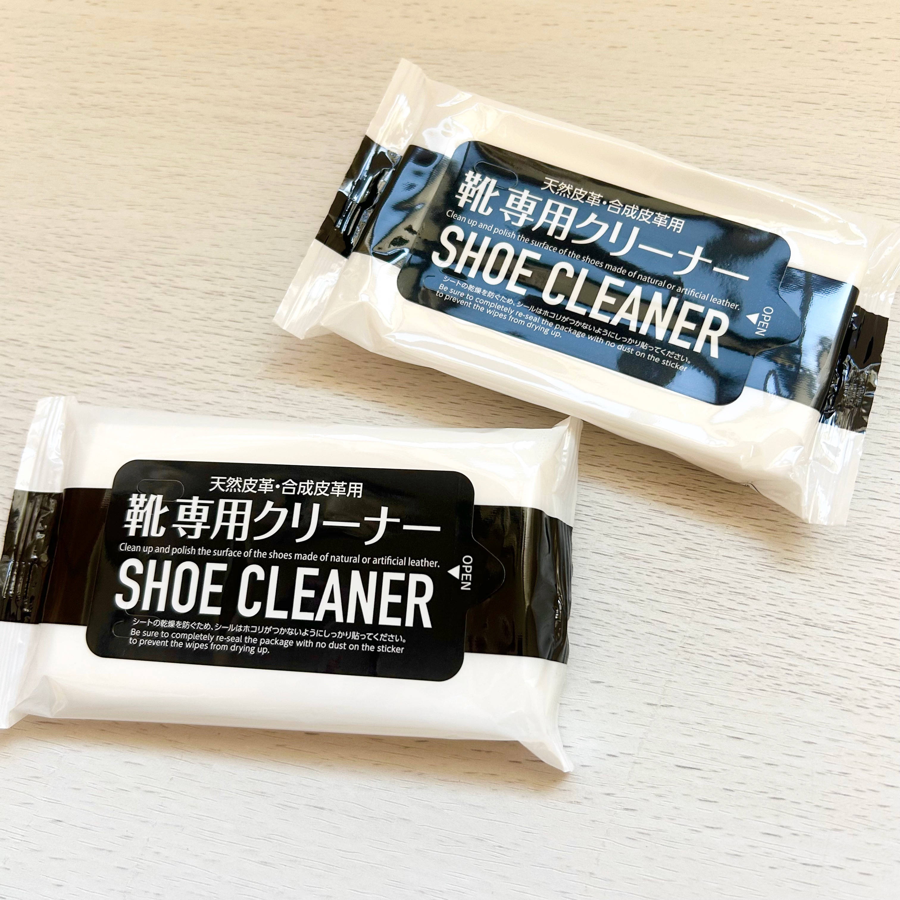 DAISO（ダイソー）の便利アイテム「靴専用クリーナー（ハンディタイプ、12枚×2パック）」