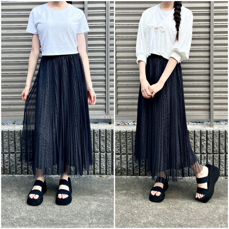 Honeys（ハニーズ）のおすすめボトムス「チュールプリーツスカート」