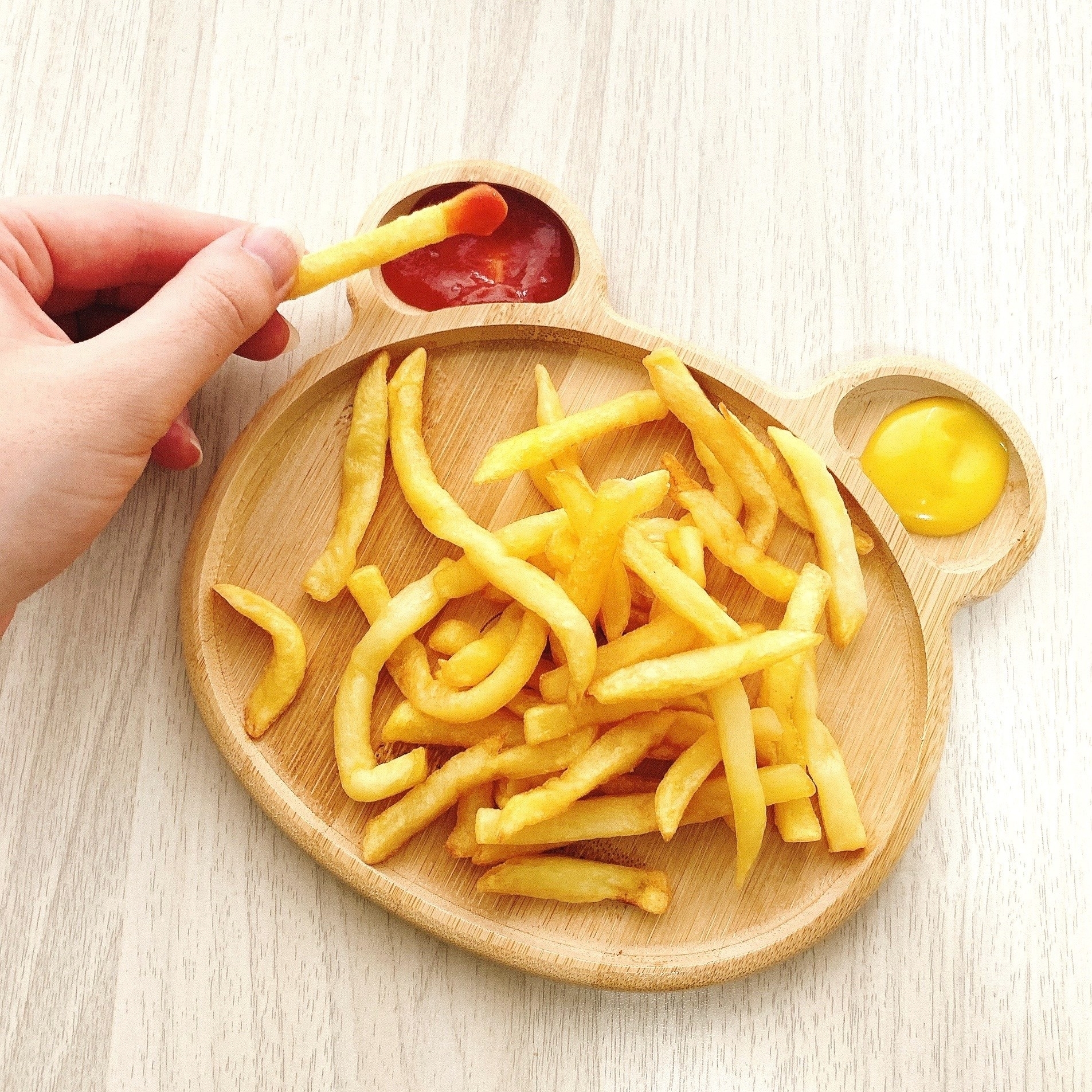 DAISO（ダイソー）のかわいいクマさんグッズ「アニマルプレート（クマ）」