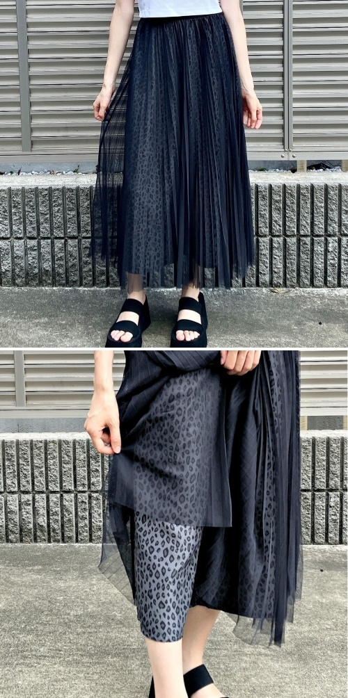 Honeys（ハニーズ）のおすすめボトムス「チュールプリーツスカート」