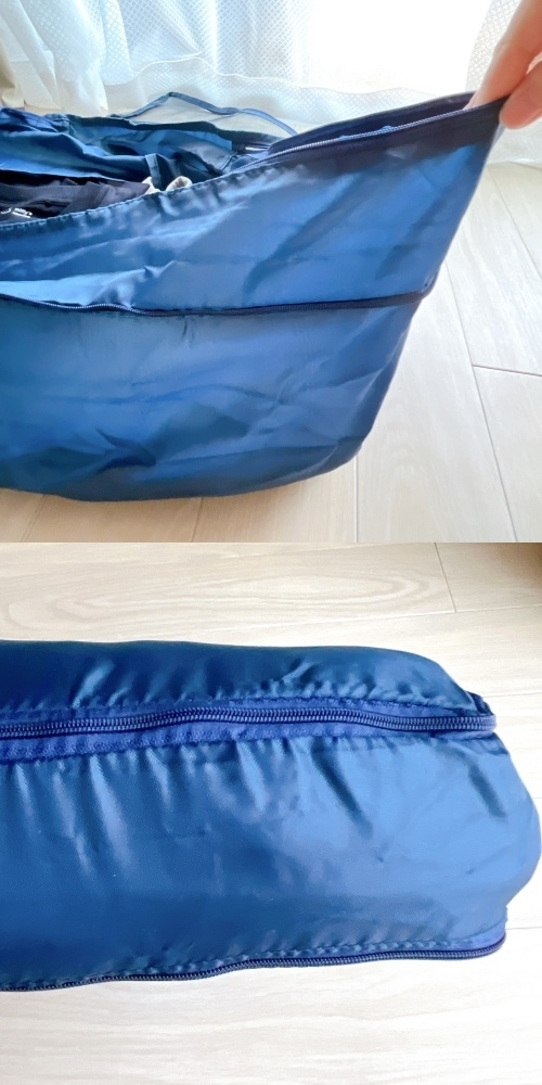 3COINSのオススメのグッズ「衣類圧縮バッグ：大」