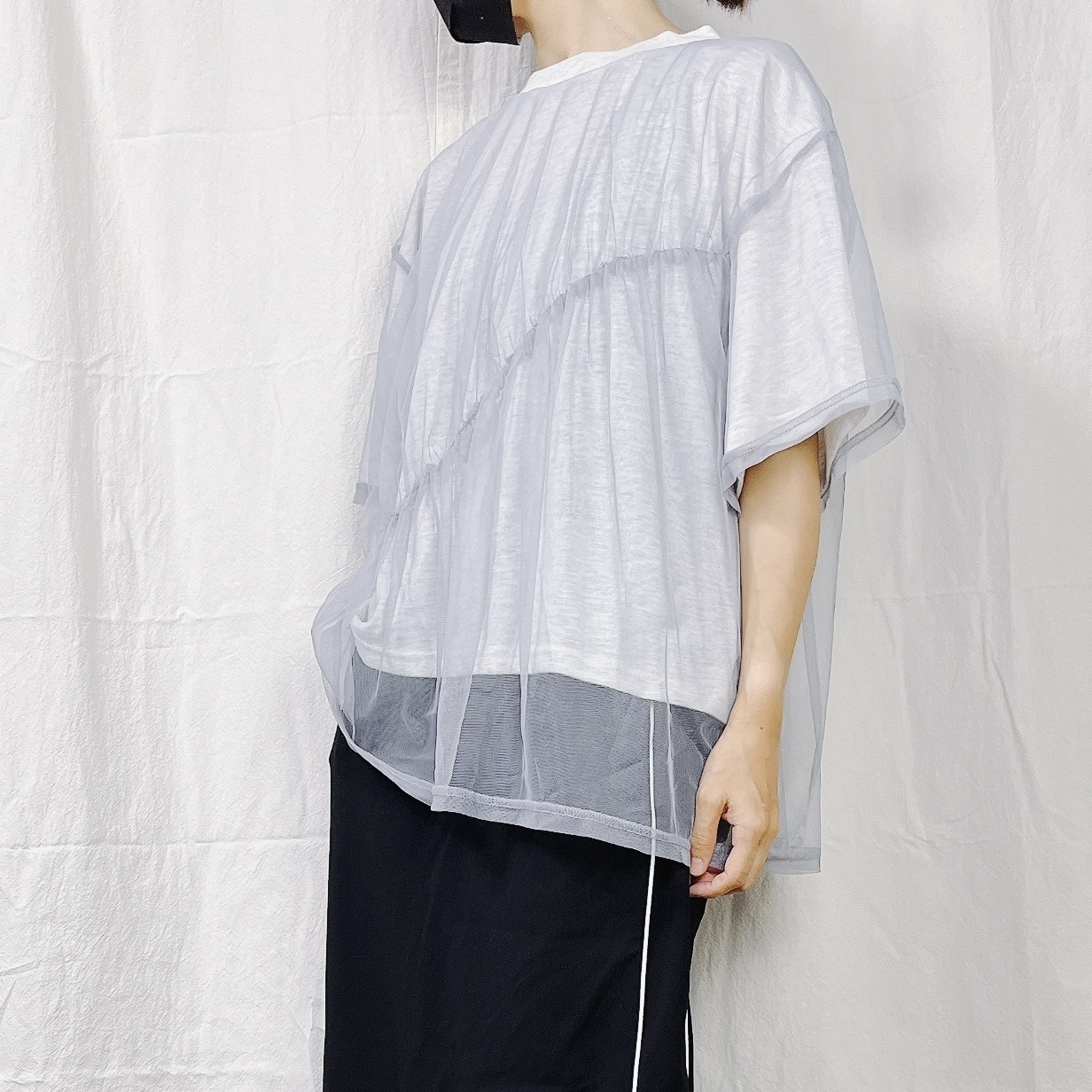 しまむらのおすすめファッションアイテム「ak5ブドッキングT」