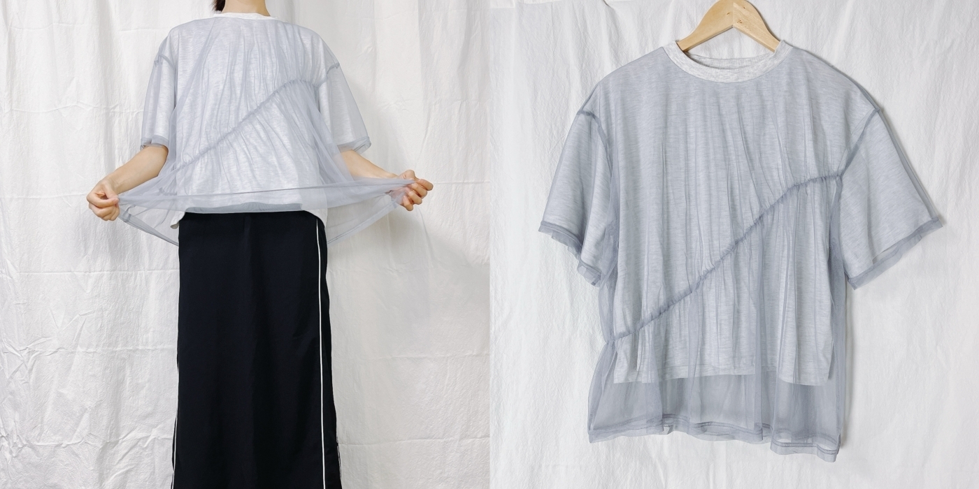 しまむらのおすすめファッションアイテム「ak5ブドッキングT」