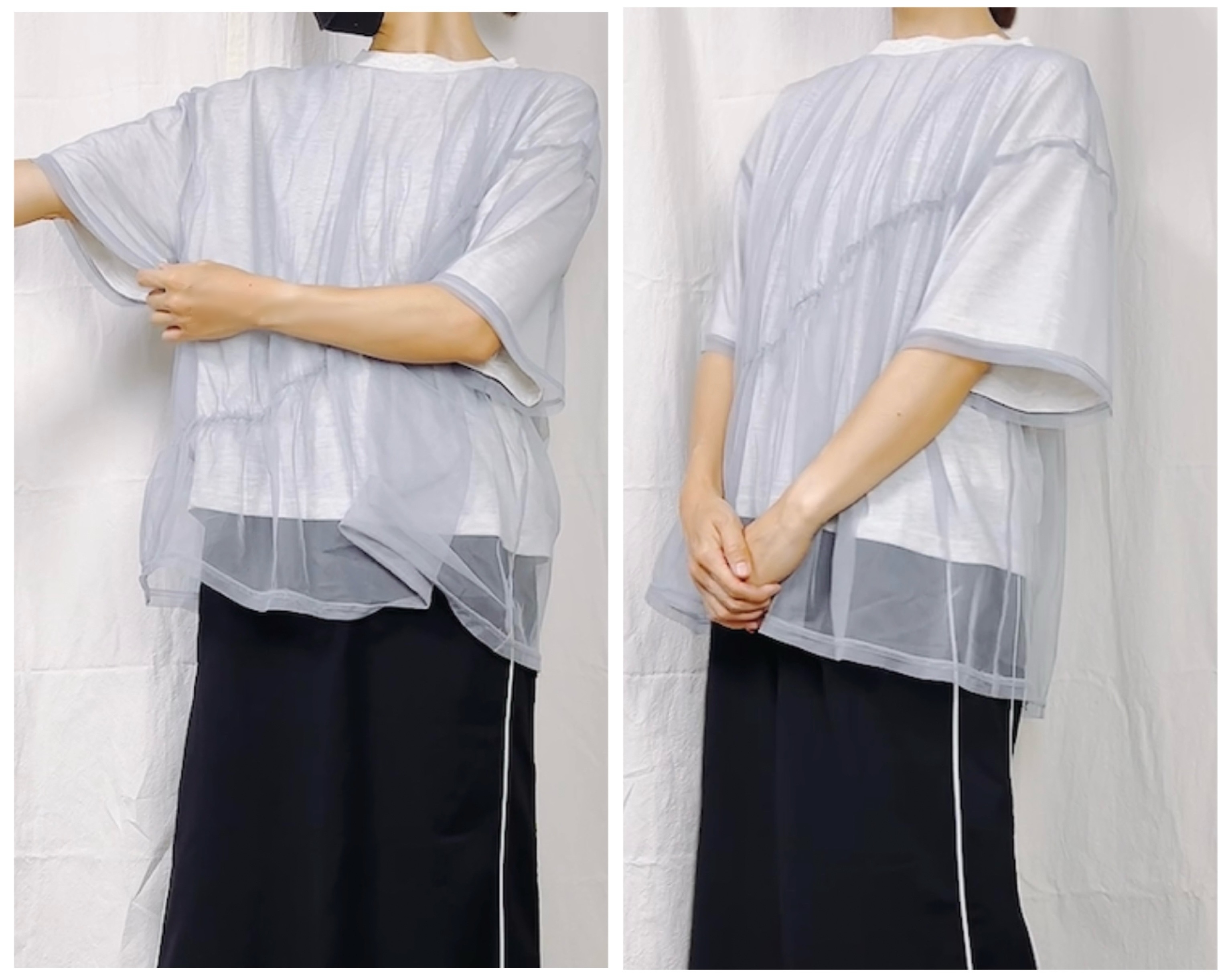 しまむらのおすすめファッションアイテム「ak5ブドッキングT」