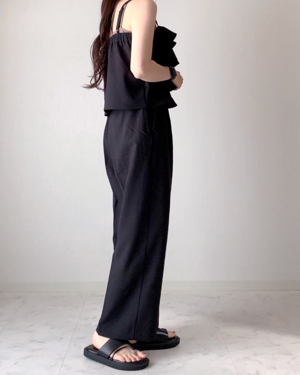 しまむらのおすすめファッションアイテム「HKキャミ+ワイドPT65」