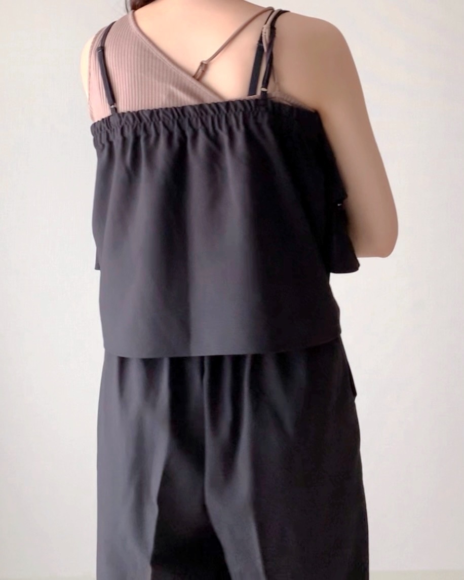 しまむらのおすすめファッションアイテム「HKキャミ+ワイドPT65」