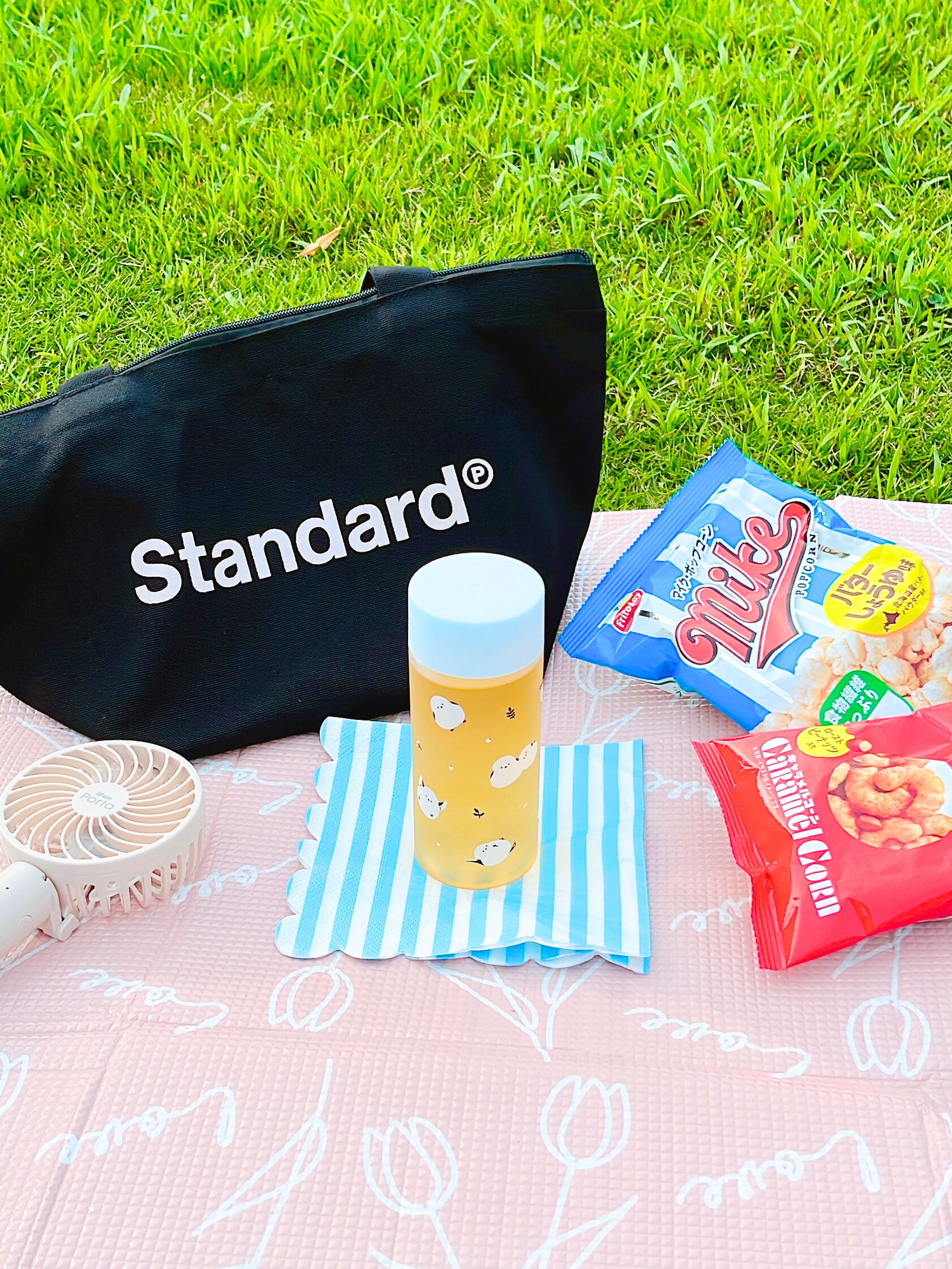 キャンドゥのおすすめ雑貨「ドリンクボトル シマエナガ柄」