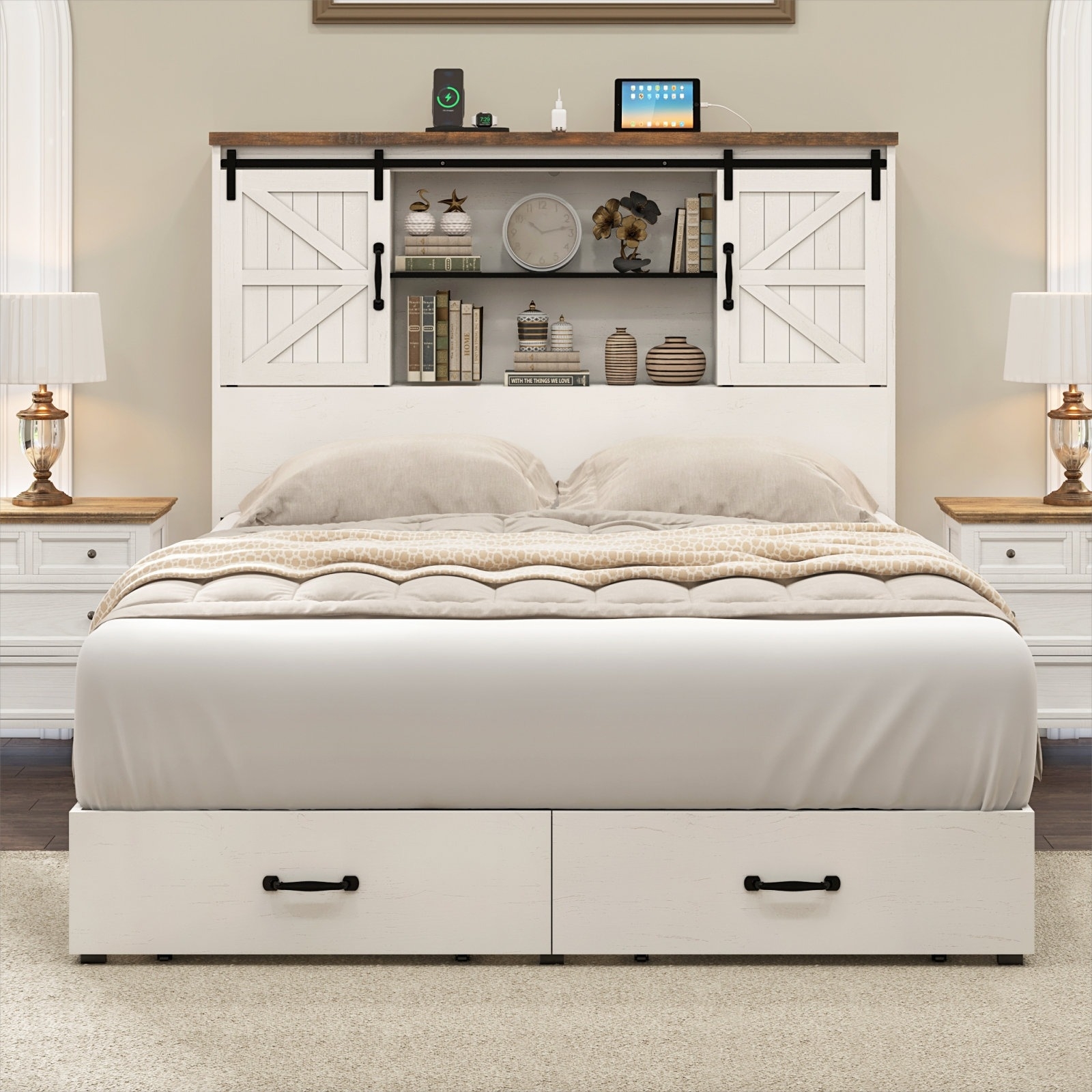 Best king bed with storage discount