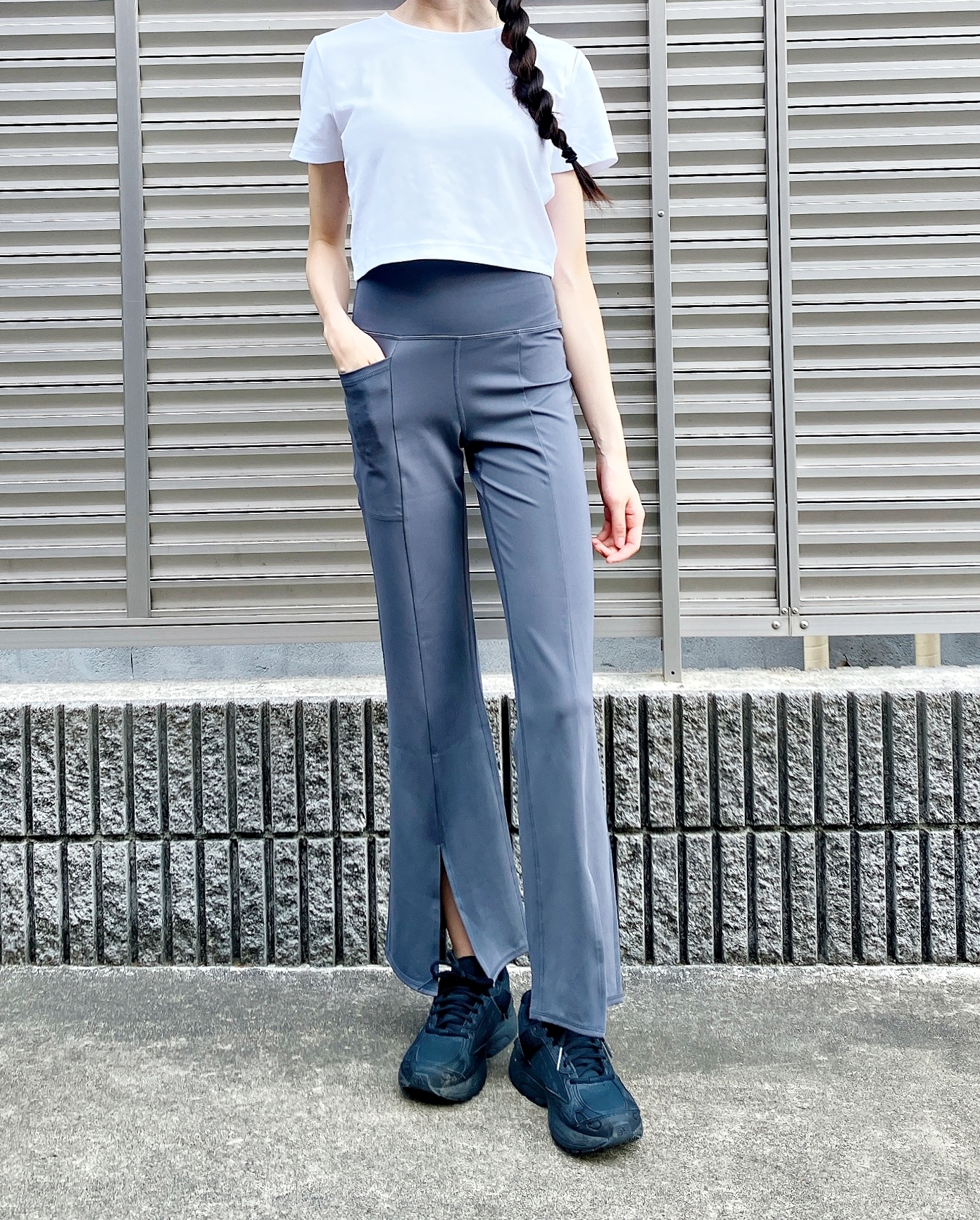 GU（ジーユー）のおすすめレギンス「ソフトコンフォートフレアレギンスGA+X」