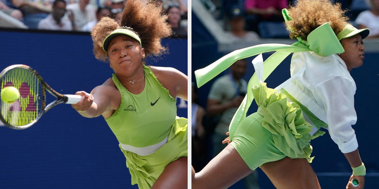 Here's The Joyous Reason Naomi Osaka Is Wearing So Many Bows At The US Open