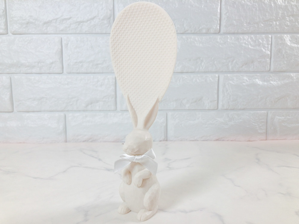 フランフランおすすめ便利グッズ「ラビット ライススプーン ホワイト」