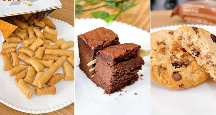 業務スーパーのおすすめスイーツ「エンジェルバイツ(ピーナッツバター)」「アメリカンクッキー チョコチップ&レーズン」「スフレチーズショコラ」