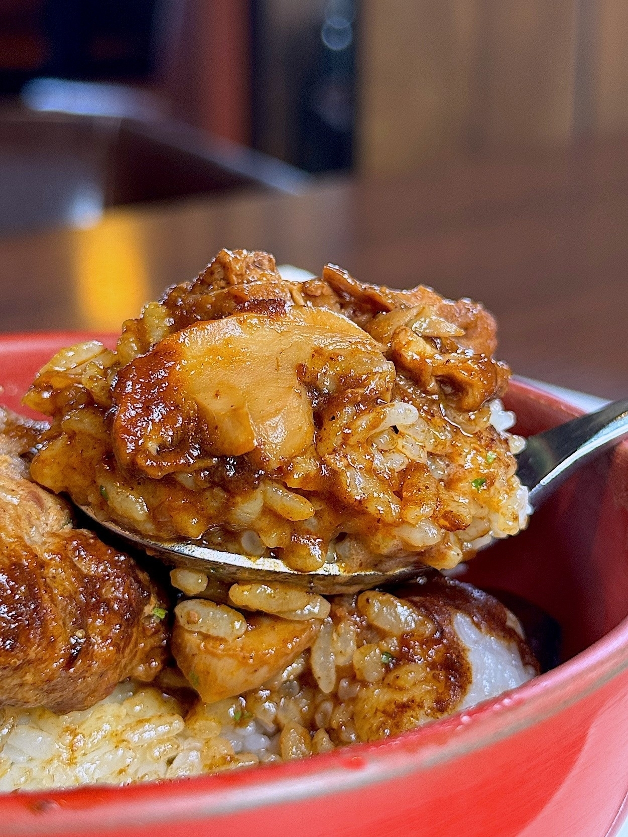 星乃珈琲店のおすすめメニュー「ビーフシチューハンバーグライス&パンケーキプレート」