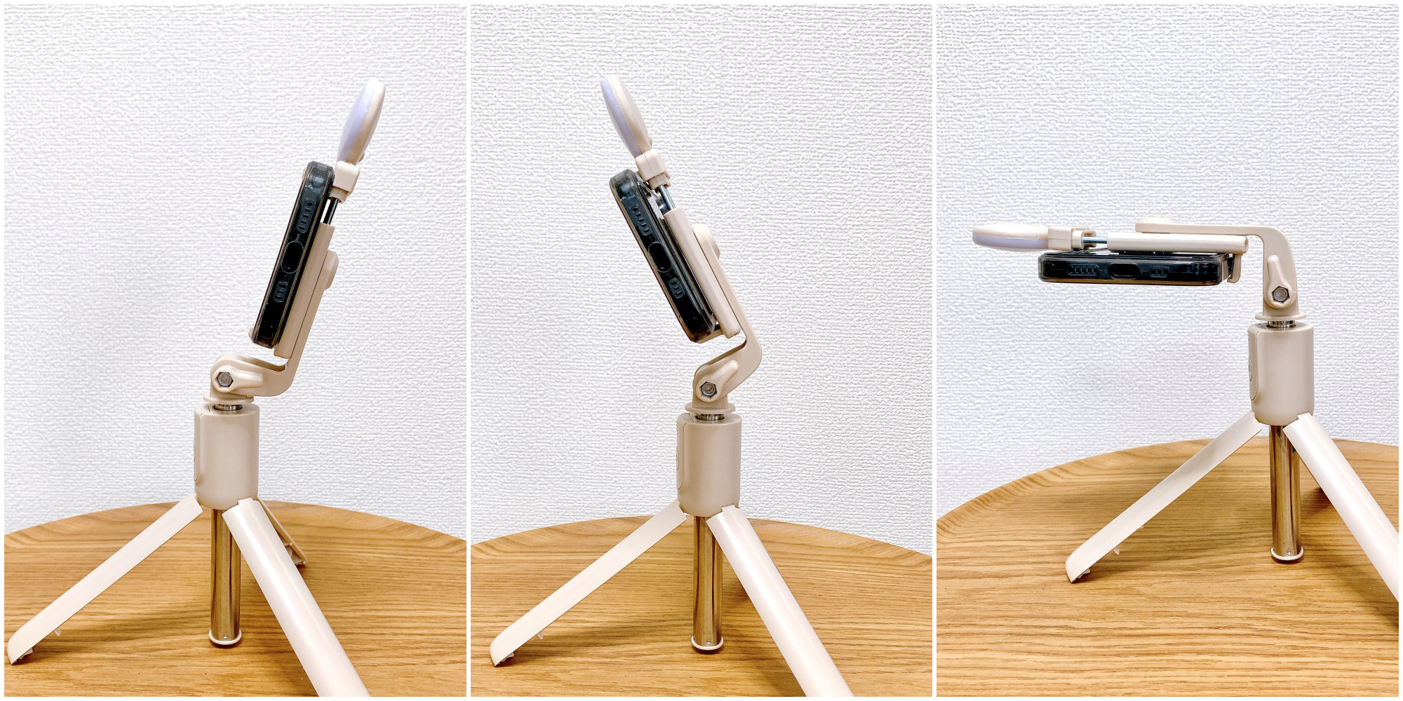 3COINS(スリーコインズ)のおすすめの便利グッズ「LED三脚自撮り棒」