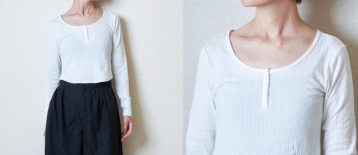 GUセール品】これ990円→590円でいいの?首まわりがスッキリ GUセール品】これ990円→590円でいいの?首まわりがスッキリ