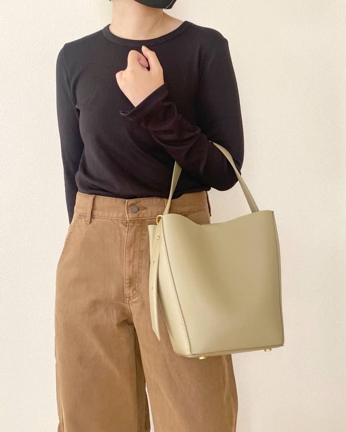 未使用】ZARA バケットバッグ ボルドー ザラ バケツ ポーチ ストラップ 
