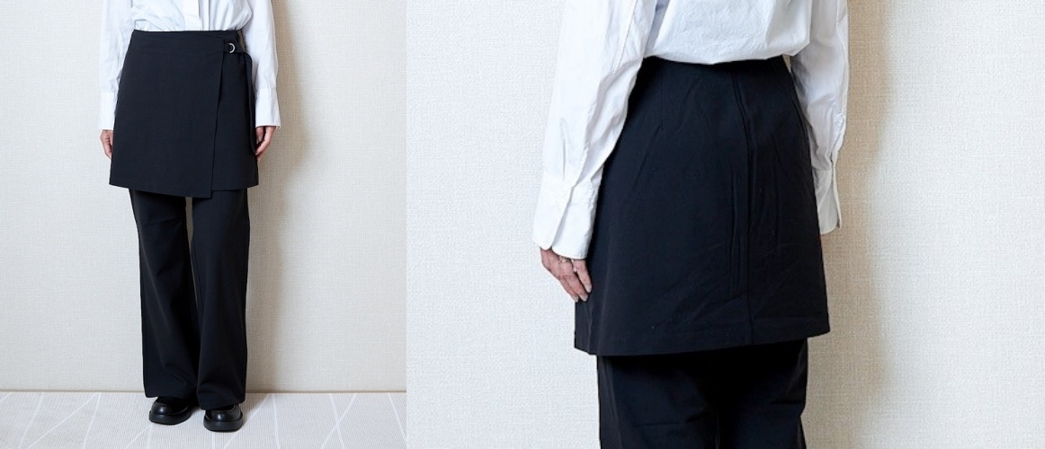 GU（ジーユー）のおすすめファッションアイテム「2ピーススカートパンツNT+E」