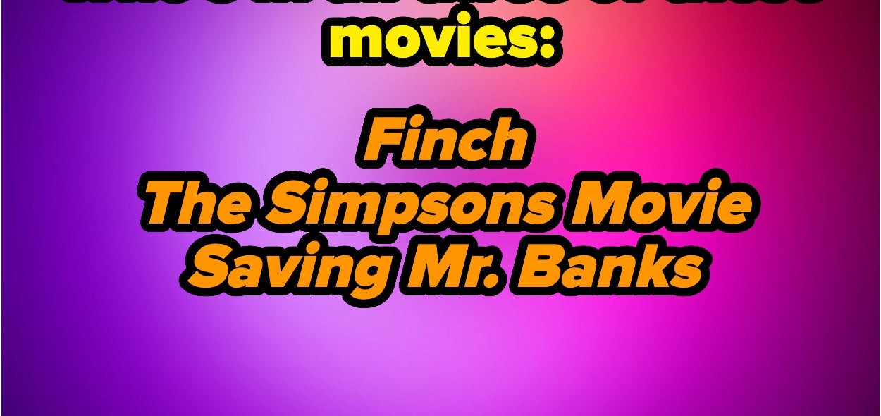 Trivia question asking who appears in three movies: &quot;Finch,&quot; &quot;The Simpsons Movie,&quot; &quot;Saving Mr. Banks&quot;
