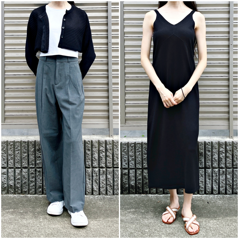 GU（ジーユー）のおすすめワンピース「2ピースカーディガンセットワンピース」