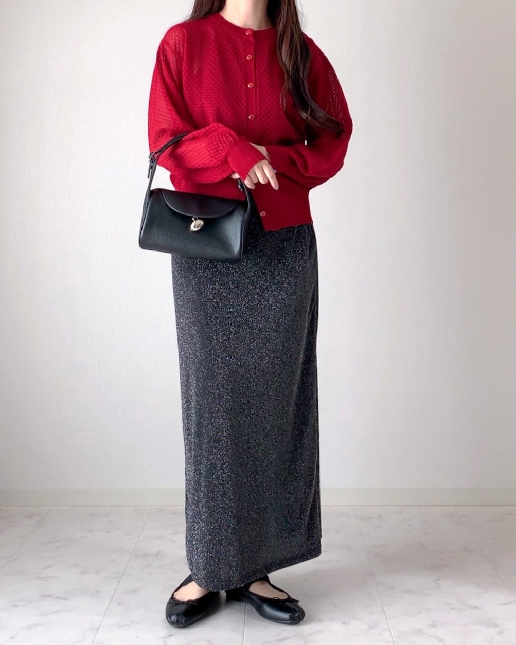 しまむらのおすすめファッションアイテム「HKラーベンガラシアーCD」のコーディネート