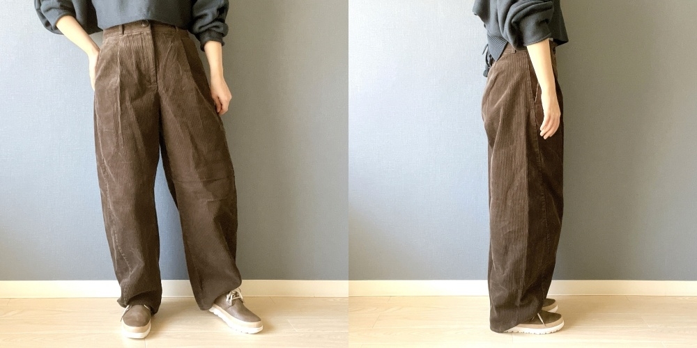 お歳暮 のし GU たらし ダークグレー S メンズバレルレッグスラックス パンツ