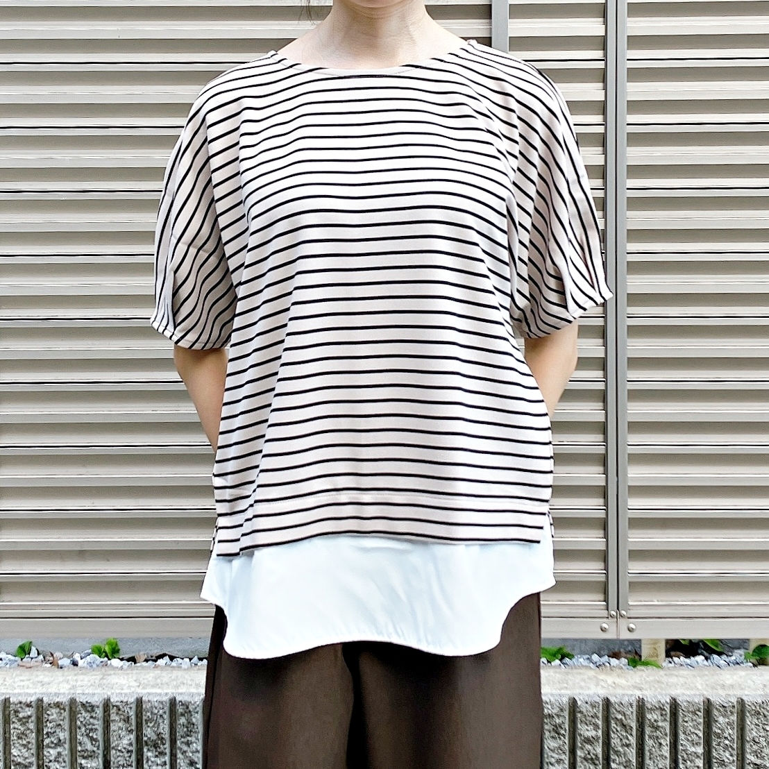 Honeys（ハニーズ）のおすすめトップス「裾レイヤード風トップス」