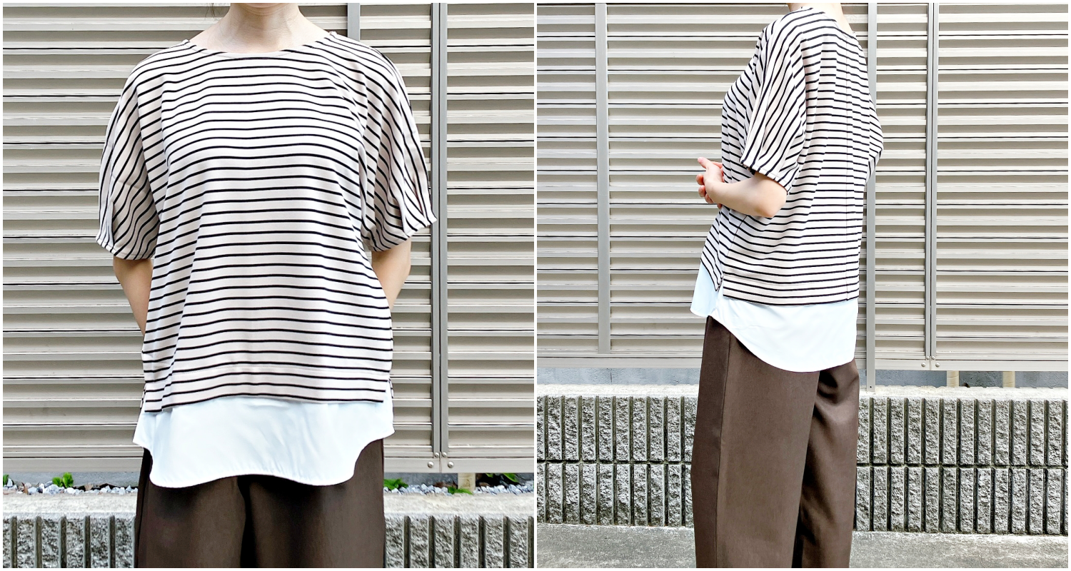 Honeys（ハニーズ）のおすすめトップス「裾レイヤード風トップス」