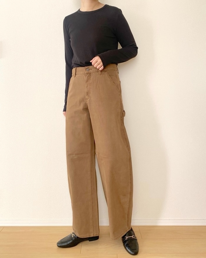GU（ジーユー）のおすすめファッションアイテム「ウォッシュドペインターパンツNT+E」のコーディネート