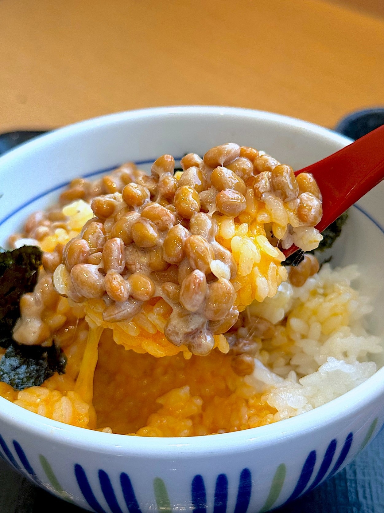 なか卯のおすすめメニュー「こだわり卵の納豆朝食」