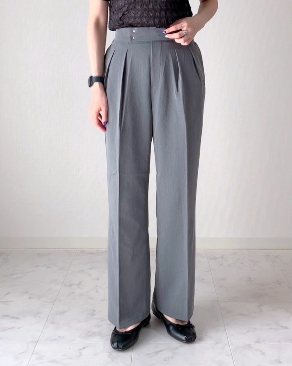 しまむらのおすすめファッションアイテム「TNKTRUタックP68」